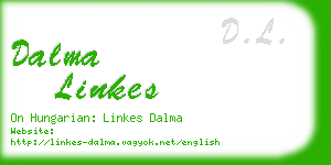 dalma linkes business card
